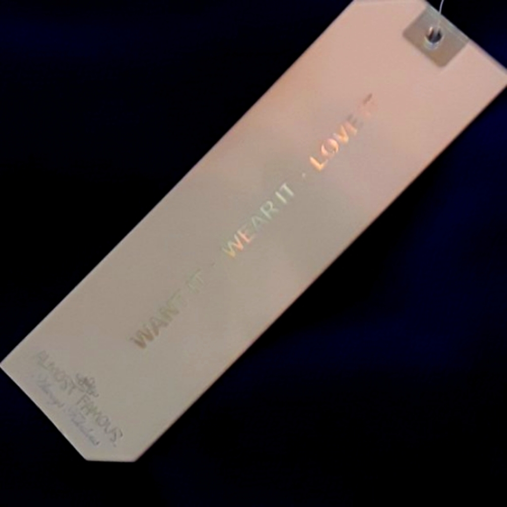 NWT Almost Famous Navy Dress Size S - Picture 9 of 9